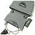 Autre Marque TOFF&LOADSTONE TL-5110 Borsa a Spalla in Pelle Embossata a Lucertola e Maglia Grigio - vista 9