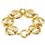 Timeless Bracciale Matelassé Chanel D'oro - vista 3