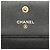 Chanel Coco Button Dreifach-Brieftasche Schwarz - Ansicht 8