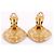 Orecchini a clip in metallo CC Rhombus di Chanel D'oro - vista 3