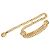 Timeless Vintage Chanel Coco Mark runder Kettengürtel Golden