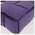 Autre Marque BAG CANDY MAXI INTRECCIATO IN PELLE VIOLA AUTH BA5953 Porpora - vista 10