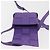 Autre Marque BAG CANDY MAXI INTRECCIATO IN PELLE VIOLA AUTH BA5953 Porpora - vista 14