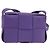 Autre Marque BAG CANDY MAXI INTRECCIATO IN PELLE VIOLA AUTH BA5953 Porpora - vista 3