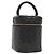 Vanity CHANEL Pochette Matelassé in Pelle di Agnello Nera Oro CC Auth 141905 Nero D'oro