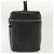 Vanity CHANEL Pochette Matelassé in Pelle di Agnello Nera Oro CC Auth 141905 Nero D'oro - vista 5