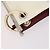 Chloé Borsa a Spalla Chloe Roy in Pelle Bordeaux Oro Auth BA5266 D'oro Bordò - vista 13