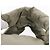 CHANEL Borsa Tote Cocoon Nylon Grigio Argento CC Auth BA5928 Marrone - vista 8