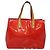 LOUIS VUITTON Monogram Vernis Reade PM Borsa a Mano Rossa M91088 LV Auth 141534 Rosso - vista 13