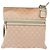 Borsa a Spalla GG Canvas Sherry Line Gucci Rosa Argento Kaki 145809 Auth 141421 Cachi - vista 2