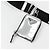 PRADA Borsa a Spalla in Pelle Argento 2VH070 Auth 142285M - vista 19