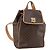 Céline CELINE Macadam Canvas Backpack PVC Leather Brown Gold Auth ep10632 Golden