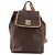 Céline CELINE Macadam Canvas Backpack PVC Leather Brown Gold Auth ep10632 Golden - view 2