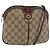 Gucci Borsa GG Supreme Web Sherry Line in PVC beige e oro 904 02 047 Auth 142653 D'oro