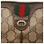 Gucci Borsa GG Supreme Web Sherry Line in PVC beige e oro 904 02 047 Auth 142653 D'oro - vista 17