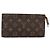 LOUIS VUITTON Monogram Bucket GM Accessory Pouch LV Auth 142423