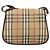 Autre Marque Borsa a Spalla Burberrys Nova Check in Tela Beige Oro Auth bs29444 D'oro - vista 3