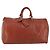 LOUIS VUITTON Epi Keepall 50 Borsa Boston Marrone M42968 LV Auth bs29308