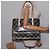 Salvatore Ferragamo Borsa a Spalla Gancini in Vinile Marrone Argento Auth 135345 - vista 24