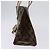 Salvatore Ferragamo Borsa a Spalla Gancini in Vinile Marrone Argento Auth 135345 - vista 4