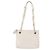 BALLY Borsa a Spalla a Catena in Pelle Bianca e Oro Auth BA5895 Bianco D'oro - vista 2