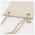 BALLY Borsa a Spalla a Catena in Pelle Bianca e Oro Auth BA5895 Bianco D'oro - vista 6