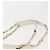 BALLY Borsa a Spalla a Catena in Pelle Bianca e Oro Auth BA5895 Bianco D'oro - vista 8