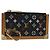 Pochette Clés Monogram in Tela Louis Vuitton Nero