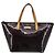 Borsa Louis Vuitton Bellevue Monogram Vernis GM Bordò