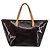 Borsa Louis Vuitton Bellevue Monogram Vernis GM Bordò - vista 2