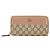 Portafoglio lungo con zip Gucci GG Marmont Beige