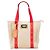 Louis Vuitton Antigua Cabas MM Tasche Rot Beige
