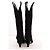 Anine Bing Botas de ante negras - vista 4