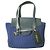 Autre Marque Borsa tote ibrida in abaca e pelle TOFF&LOADSTONE Blu Blu navy - vista 3
