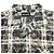 Autre Marque Gracias CHEMISETAS DE CUELLO ABIERTO A CUADROS Camisa de algodón (Limitada) Negro - vista 5
