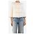 Ermanno Scervino Creme Pufferjacke mit Raffia-Besatz - Größe UK 8 Roh - Ansicht 3