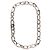 Balenciaga Collana a catena B in argento