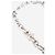 Balenciaga Collana a catena B in argento - vista 2