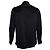 Camisa de seda negra a rayas Saint Laurent Negro - vista 3