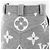 Jupe en laine et soie Monogram géant Louis Vuitton Gris - vue 15