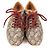 Sneakers stringate Gucci Palace GG Supreme con logo in metallo Marrone - vista 4