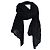 Autre Marque Chunky gestrickter schwarzer Schal Isabel Benenato Rot