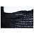 Autre Marque Chunky gestrickter schwarzer Schal Isabel Benenato Rot - Ansicht 2