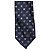 Cravatta stampata Gucci, blu navy e oro D'oro - vista 2