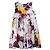 Blumenbedrucktes Kinderkleid von Dolce & Gabbana Weiß Mehrfarben
