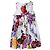 Blumenbedrucktes Kinderkleid von Dolce & Gabbana Weiß Mehrfarben - Ansicht 2