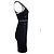 Autre Marque Sachin + Babi, schwarzes Mini-Kleid mit Patches - Ansicht 4