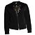 Giacca bomber nera decorata Dries van Noten Nero