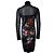 Vestido estampado floral Roberto Cavalli Negro Multicolor - vista 3