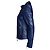 Blaue Leder-Bikerjacke von Roberto Cavalli - Ansicht 2